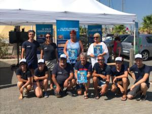 Photo de groupe avec maire Gruissan